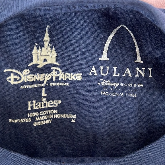 💚BUY 3 for $15💚Disney Aulani Moana Cotton Pua & Hei Hei Blue Tee Shirt sz M - Picture 4 of 4